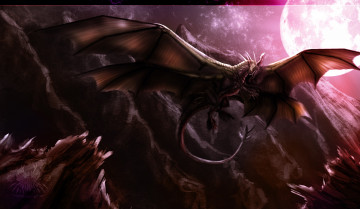 Картинка фэнтези драконы дракон фон