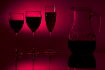 Картинка еда напитки +вино графин бокалы