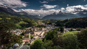 Картинка berchtesgaden города -+панорамы горы