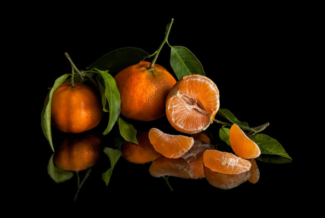 Обои картинки фото еда, цитрусы, мандарины