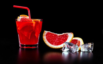 Картинка еда напитки +коктейль коктейль лед грейпфрут