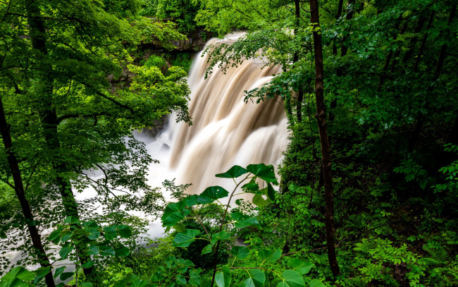 Обои картинки фото природа, водопады, вода, водопад, поток