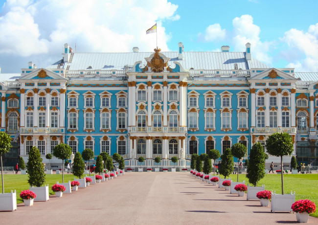 Обои картинки фото пушкин, города, санкт-петербург,  петергоф , россия, дворец, санкт-, петербург, царское, село