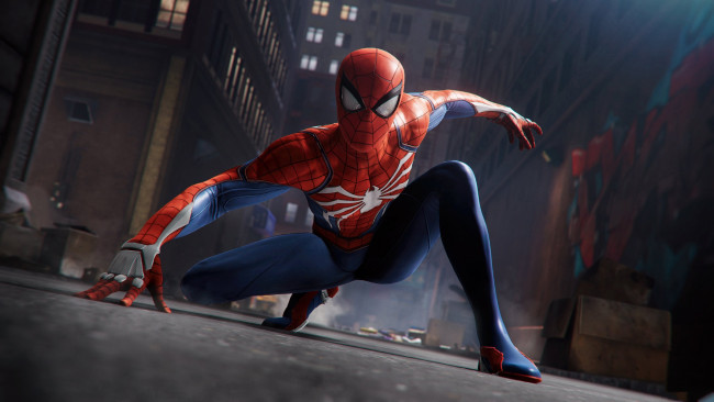 Обои картинки фото видео игры, spider-man, ps4