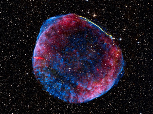 Картинка остаток сверхновой космос звезды созвездия