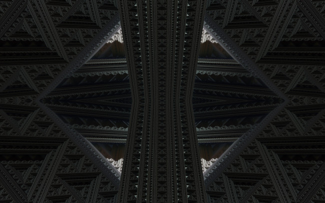 Обои картинки фото 3д, графика, fractal, фракталы, симметрия