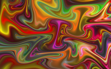 Картинка 3д+графика фракталы+ fractal свет цвет линии изгиб складки