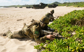 Картинка оружие армия спецназ солдат australian army