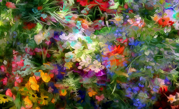 Картинка разное компьютерный+дизайн узор клумба сад линии цветы