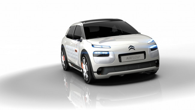 Обои картинки фото citroen c4 cactus airflow 2l concept 2014, автомобили, citroen, ds, concept, 2014, 2l, cactus, airflow, c4