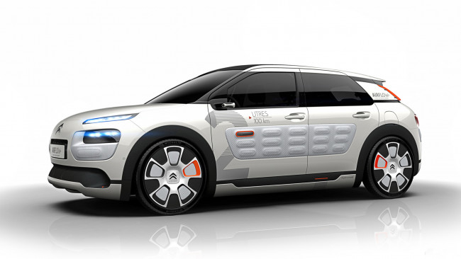 Обои картинки фото citroen c4 cactus airflow 2l concept 2014, автомобили, citroen, ds, cactus, c4, 2014, concept, 2l, airflow