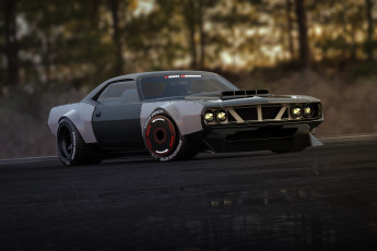 обоя plymouth hemi cuda, автомобили, 3д, plymouth, hemi, cuda, barracuda, widebody, tuning, car, тюнинг, авто