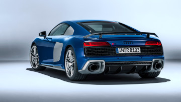 Картинка audi+r8+spyder+v10 автомобили audi синий