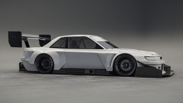 обоя nissan silvia s13, автомобили, 3д, nissan, silvia, s13, time, attack, tuning, car, тюнинг, авто