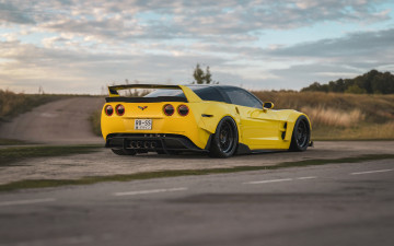 Картинка chervolet+corvette+c6 автомобили 3д chevrolet corvette c6 widebody tuning car тюнинг авто