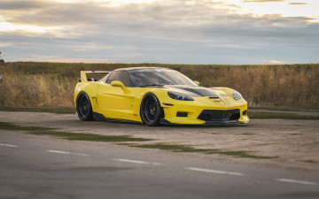 Картинка chervolet+corvette+c6 автомобили 3д chevrolet corvette c6 widebody tuning car тюнинг авто