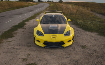 Картинка chervolet+corvette+c6 автомобили 3д chevrolet corvette c6 widebody tuning car тюнинг авто