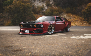 обоя ford mustang boss 429, автомобили, 3д, ford, mustang, boss, 429, shooting, brake, tuning, car, тюнинг, авто