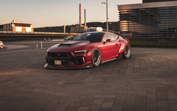 Картинка ford+mustang+gt+s650+2024 автомобили 3д ford mustang gt s650 2024 widebody tuning car тюнинг авто