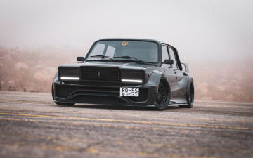 Картинка lada+2107+evo автомобили 3д vaz lada 2107 evo tuning car тюнинг авто