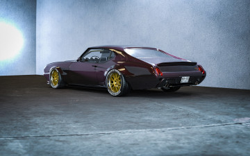 Картинка oldsmobile+442 автомобили 3д oldsmobile 442 resomod widebody tuning car тюнинг авто