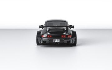 обоя porsche 911 , 964, автомобили, 3д, porsche, 911, widebody, tuning, car, тюнинг, авто