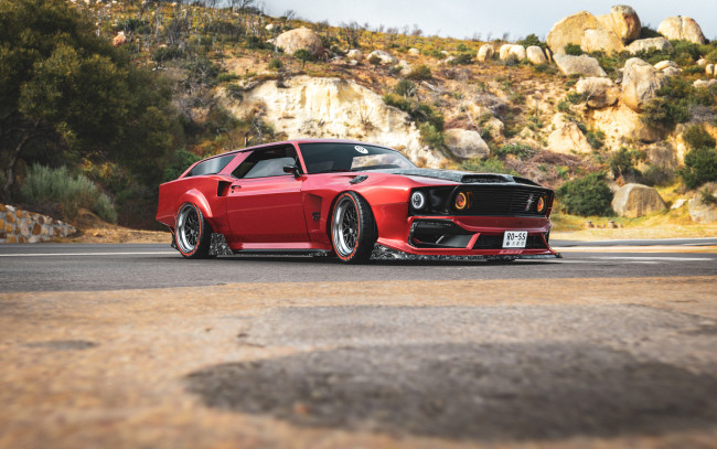 Обои картинки фото ford mustang boss 429, автомобили, 3д, ford, mustang, boss, 429, shooting, brake, tuning, car, тюнинг, авто