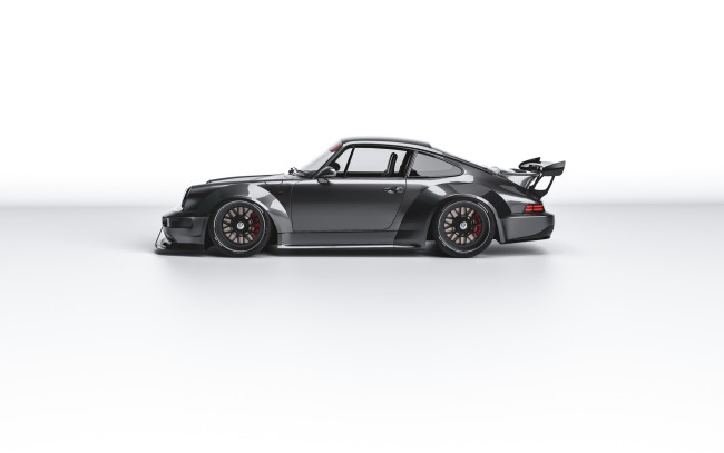 Обои картинки фото porsche 911 , 964, автомобили, 3д, porsche, 911, widebody, tuning, car, тюнинг, авто