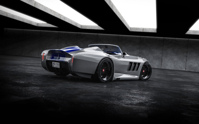 Обои картинки фото shelby cobra, автомобили, 3д, shelby, cobra, ac, new, generation, tuning, car, тюнинг, авто