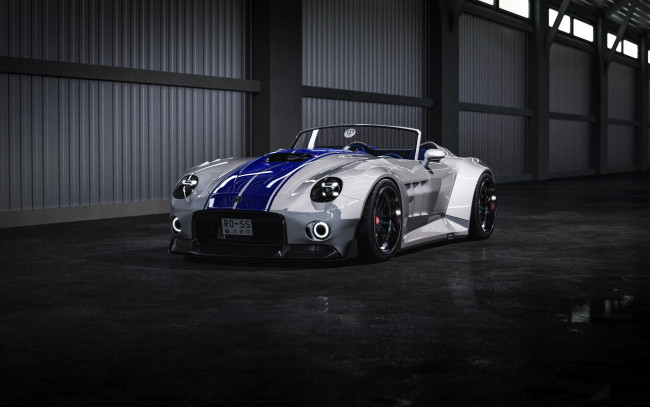 Обои картинки фото shelby cobra, автомобили, 3д, shelby, cobra, ac, new, generation, tuning, car, тюнинг, авто