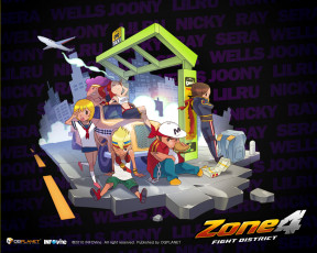 Картинка zone fight district видео игры