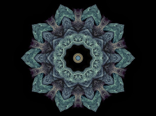Картинка 3д графика fractal фракталы абстракция