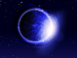 Картинка космос арт планеты взрыв звёзды