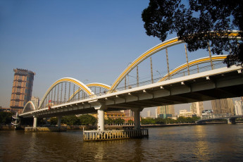 Картинка города мосты китай гуанчжоу
