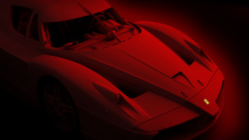 Картинка автомобили 3д темный красный