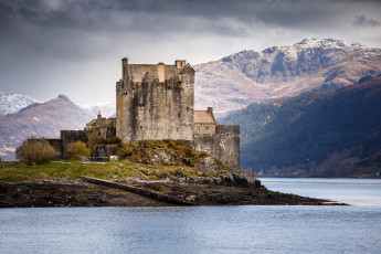 Картинка scotland города -+дворцы +замки +крепости замок озеро горы