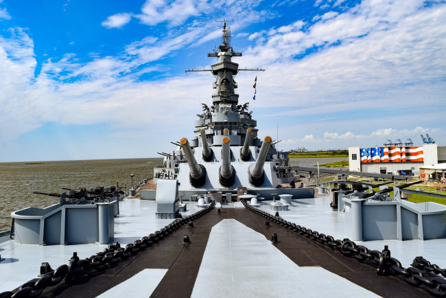 Обои картинки фото uss alabama, корабли, крейсеры,  линкоры,  эсминцы, калибр, главный