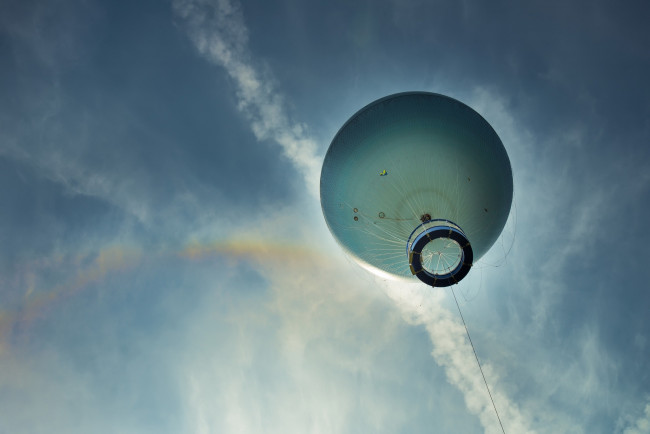 Обои картинки фото авиация, воздушные шары, фон, шар, небо