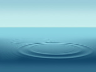 Картинка 3д+графика природа+ nature вода круги горизонт