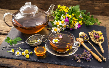 Картинка еда напитки +Чай цветочный чай