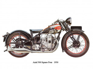 Картинка ariel 500 мотоциклы рисованные