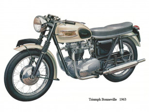 Картинка tryumph bonneville мотоциклы triumph