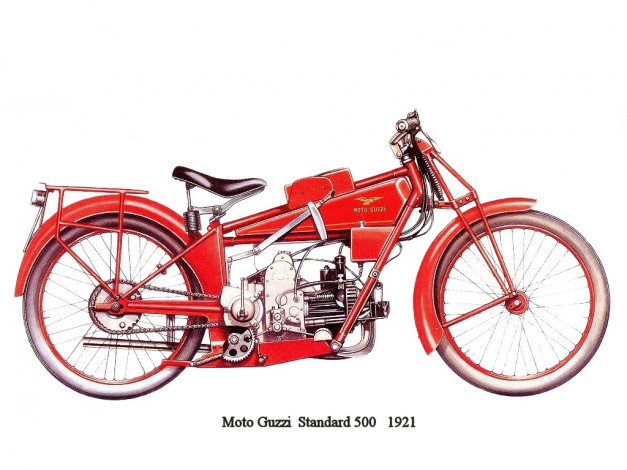 Обои картинки фото moto, guzzi, standard, 500, мотоциклы