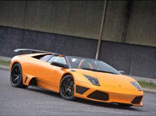 Картинка 2009 imsa lamborghini murcielago spyder автомобили