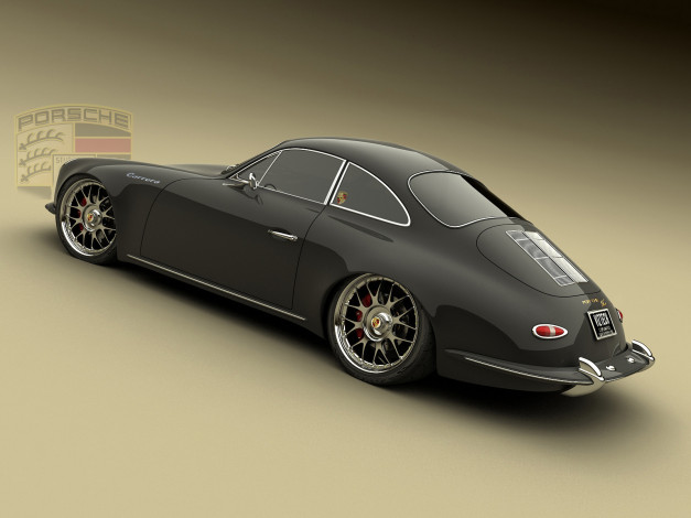 Обои картинки фото porsche, panamera, 1965, design, concept, автомобили, 3д