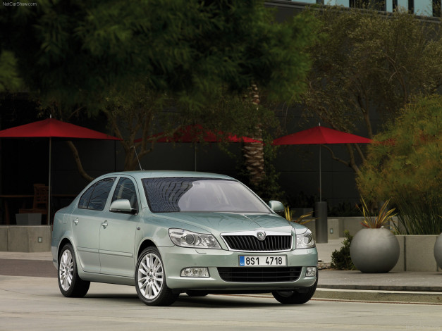 Обои картинки фото skoda, octavia, 2009, автомобили