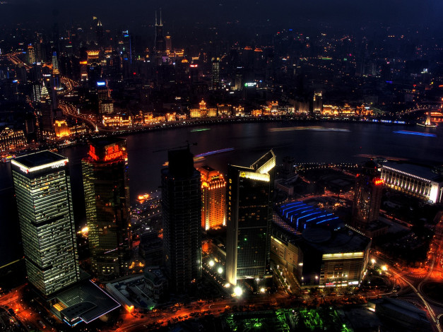 Обои картинки фото china, shanghai, города, шанхай, китай