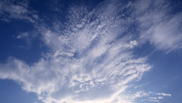 Картинка природа облака синий небо
