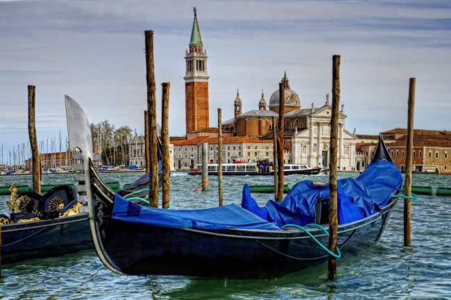 Обои картинки фото города, венеция, италия, гондола