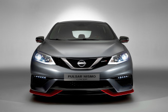 обоя автомобили, nissan, datsun, серый, 2014г, concept, nismo, pulsar